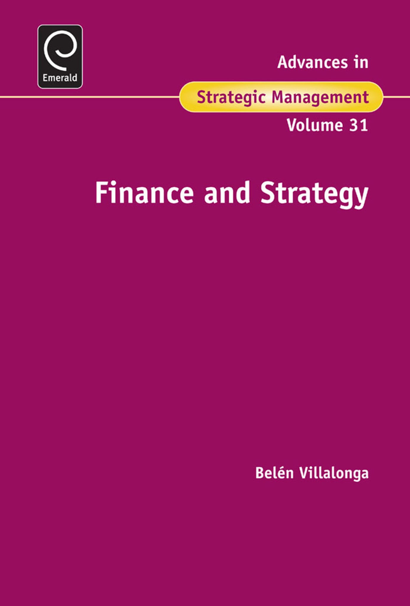 Cover image for Finance and Strategy ISBN 9781783504930